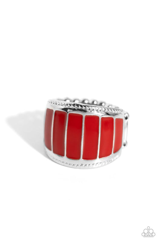 SWATCH Your Step - Red - Paparazzi Ring Image