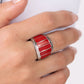 SWATCH Your Step - Red - Paparazzi Ring Image
