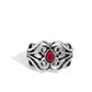 Beautifully BEAD-azzled - Red - Paparazzi Ring Image