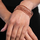 Monochromatic Crossover - Copper - Paparazzi Bracelet Image