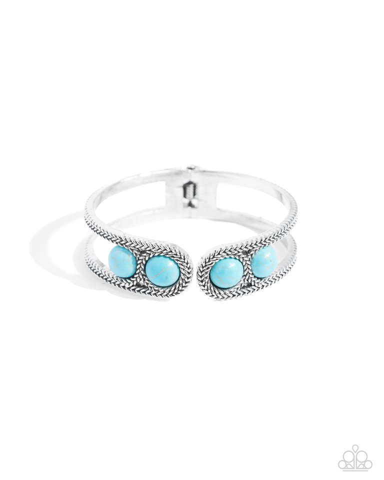 Desert Myth - Blue - Paparazzi Bracelet Image