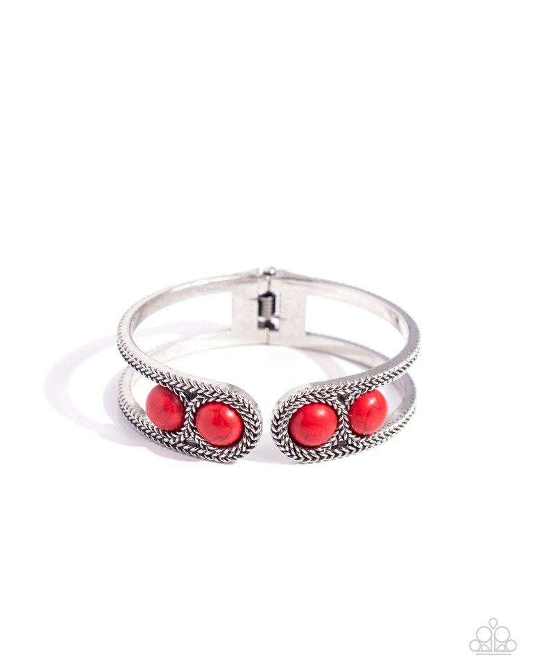 Desert Myth - Red - Paparazzi Bracelet Image