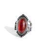 Coquettishly Casablanca - Red - Paparazzi Ring Image
