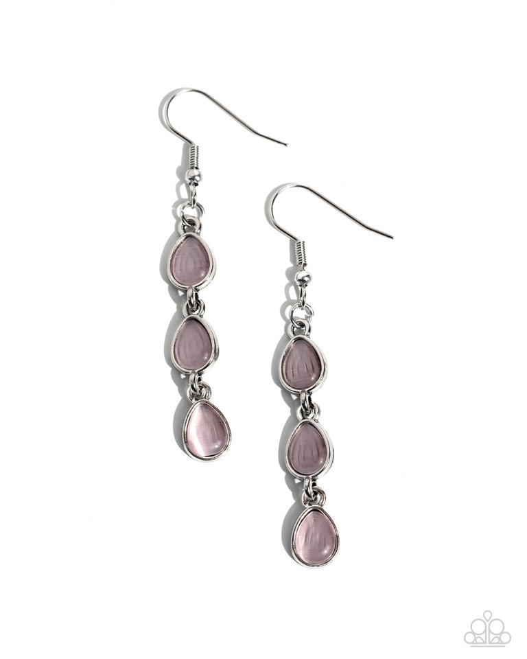 Summer Rain - Pink - Paparazzi Earring Image