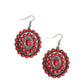 Bohemian Badlands - Red - Paparazzi Earring Image