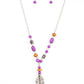 Watch Me Fly - Purple - Paparazzi Necklace Image