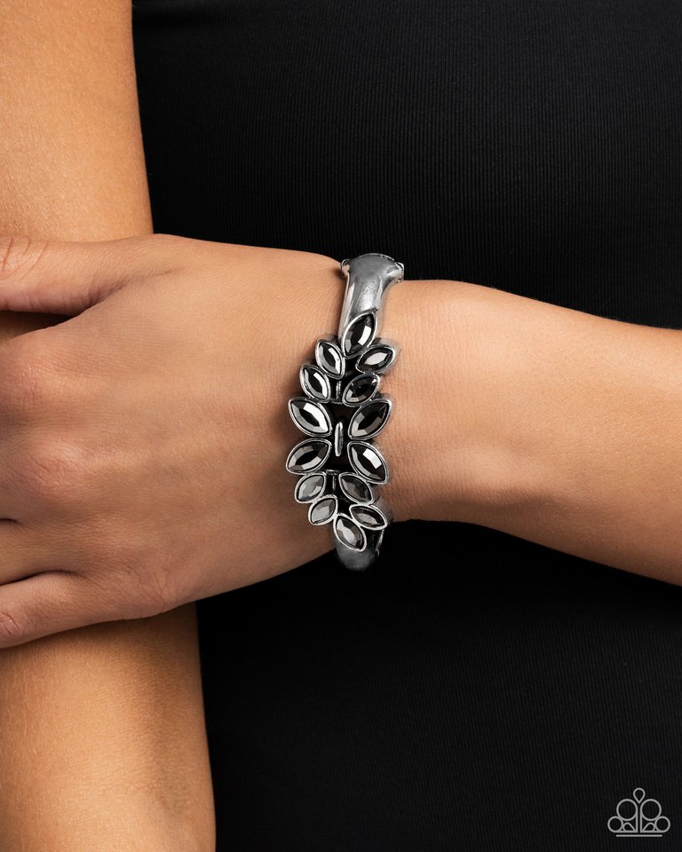 Glamorously Garnished - Silver - Paparazzi Bracelet Image