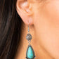 Montana Mountains - Blue - Paparazzi Earring Image