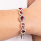 Simmer on GLOW - Red - Paparazzi Bracelet Image