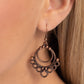 Rustic Rotary - Copper - Paparazzi Earring Image