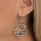 Rustic Rotary - Silver - Paparazzi Earring Image