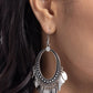 Homestead Hustle - Silver - Paparazzi Earring Image