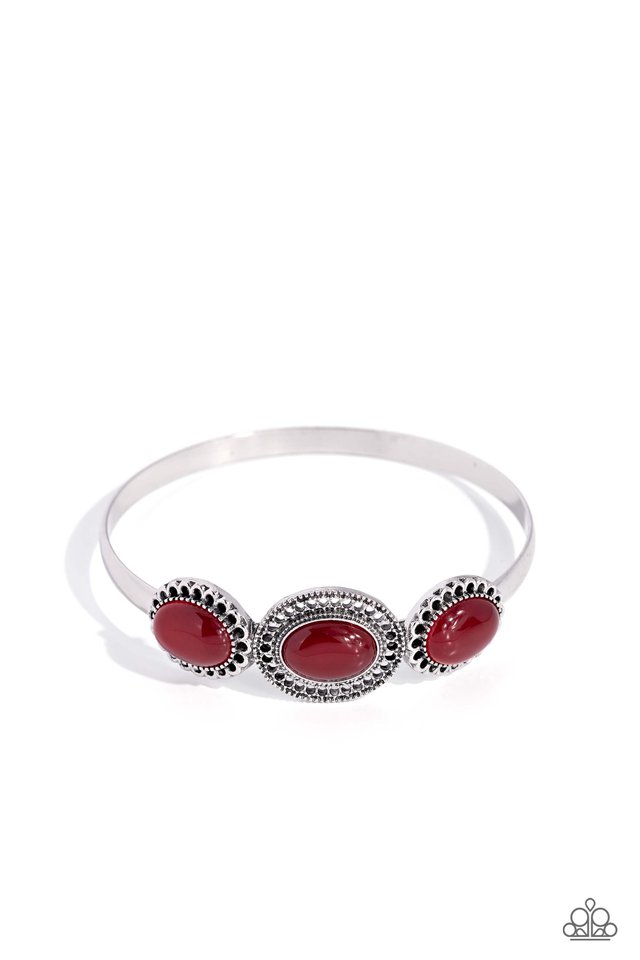 A DAYDREAM Come True - Red - Paparazzi Bracelet Image