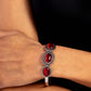 A DAYDREAM Come True - Red - Paparazzi Bracelet Image