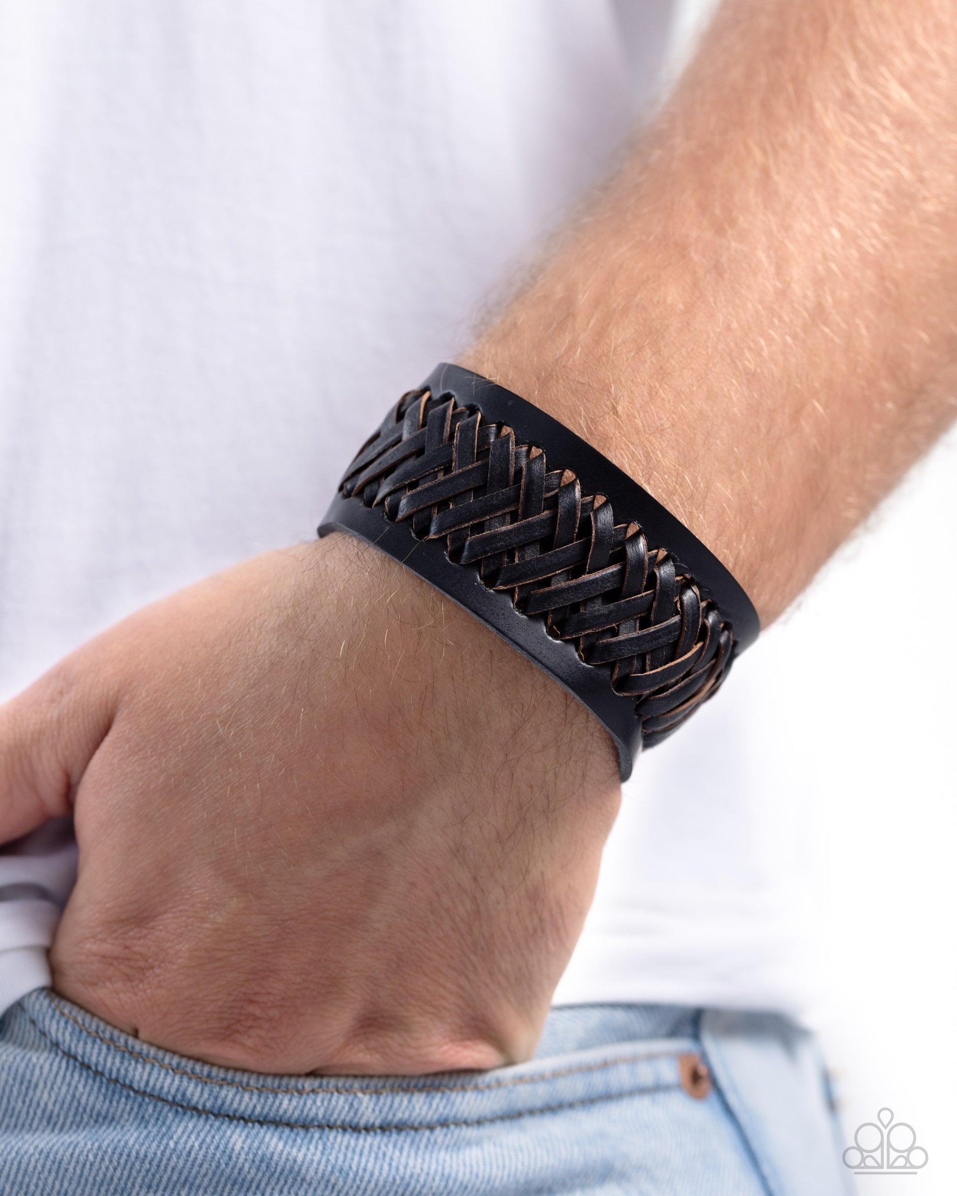 Stay with the HERDSMAN - Black - Paparazzi Bracelet Image