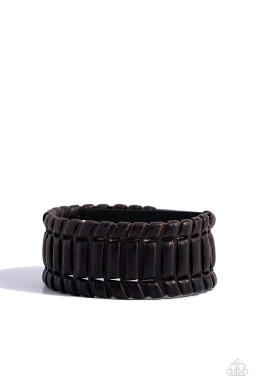 Western WRAP-ture - Black - Paparazzi Bracelet Image