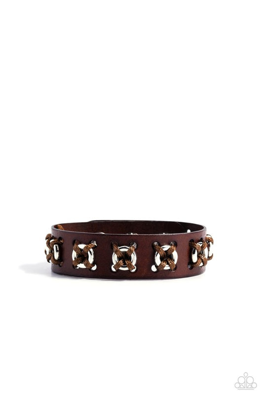 Rustic Ringleader - Brown - Paparazzi Bracelet Image