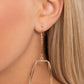 Trapezoidal Transcendence - Gold - Paparazzi Earring Image