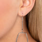 Trapezoidal Transcendence - Silver - Paparazzi Earring Image