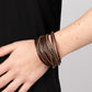 Studded Sensation - Brass - Paparazzi Bracelet Image