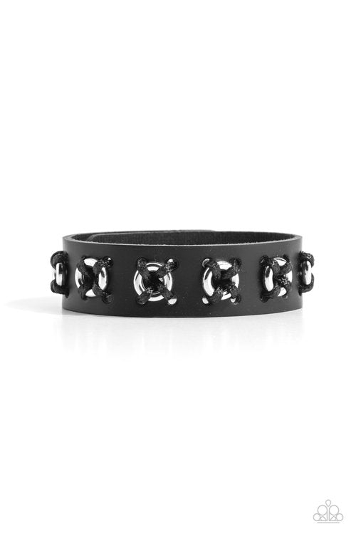 Rustic Ringleader - Black - Black - Paparazzi Bracelet Image