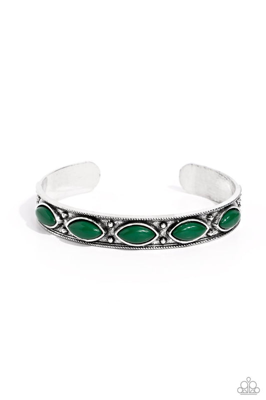 Out in the Boonies - Green - Paparazzi Bracelet Image
