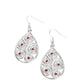 Billowy Bliss - Red - Paparazzi Earring Image