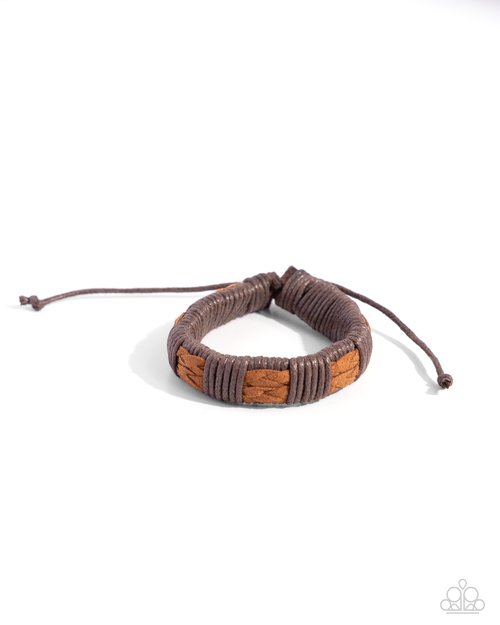 Pack Your Passport - Brown - Paparazzi Bracelet Image