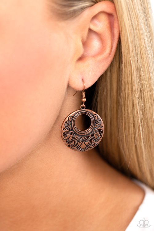 Western Beau - Paparazzi Earring Image