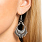 Lunar Luxury - Silver - Paparazzi Earring Image