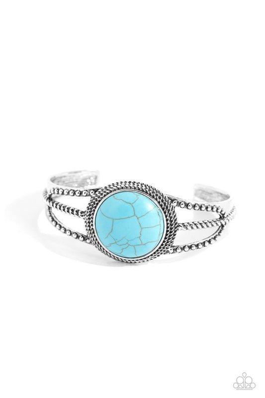 Sandstone Sojourn - Blue - Paparazzi Bracelet Image