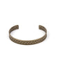 Terra Tread - Brass - Paparazzi Bracelet Image