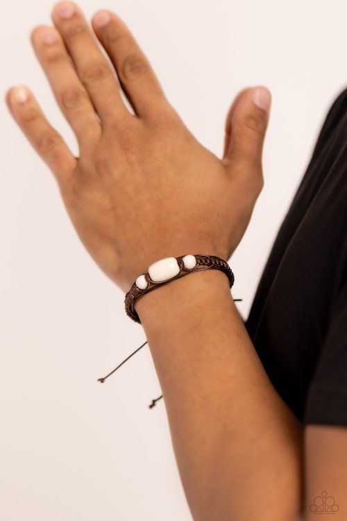 SOJOURN On - White - Paparazzi Bracelet Image