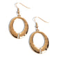 Center Stage Classic - Gold - Paparazzi Earring Image