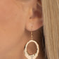 Center Stage Classic - Gold - Paparazzi Earring Image