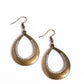 Inner Iridescence - Brass - Paparazzi Earring Image