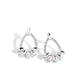 Experience Elegance - White - Paparazzi Earring Image