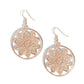 Garden Allure - Rose Gold - Paparazzi Earring Image