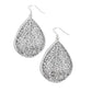 Fractured Fairytale - Silver - Paparazzi Earring Image