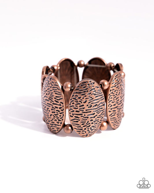 River Realm - Copper - Paparazzi Bracelet Image