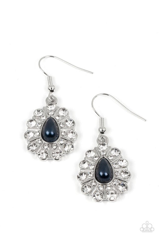 Extroverted Elegance - Blue - Paparazzi Earring Image