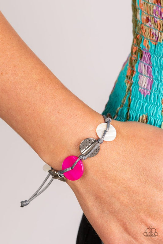 Shore Up - Pink - Paparazzi Bracelet Image