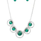 Elliptical Enchantment - Green - Paparazzi Necklace Image