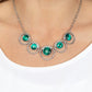 Elliptical Enchantment - Green - Paparazzi Necklace Image