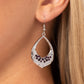 CACHE Reserve - Purple - Paparazzi Earring Image