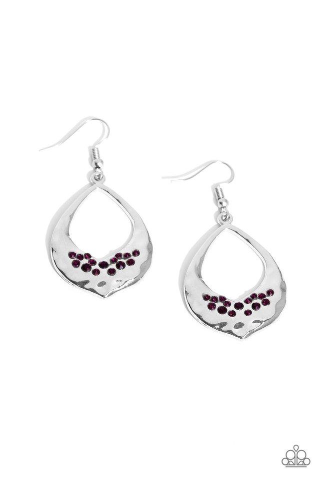 CACHE Reserve - Purple - Paparazzi Earring Image