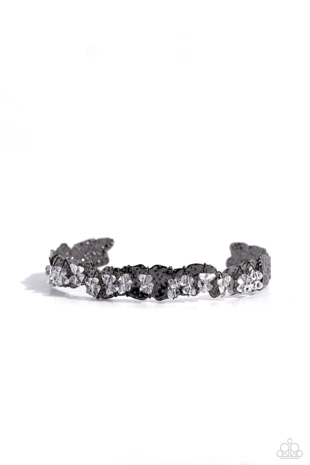 Enticingly Icy - Black - Paparazzi Bracelet Image