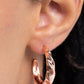 HOOP it Up - Copper - Paparazzi Earring Image