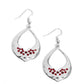 CACHE Reserve - Red - Paparazzi Earring Image