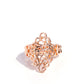 Full-Fledged Filigree - Rose Gold - Paparazzi Ring Image